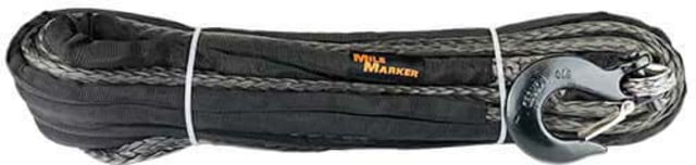 Mile Marker Synthetic Assembly Rope 5/16 in x 100 ft 12.800 lb Black/Grey