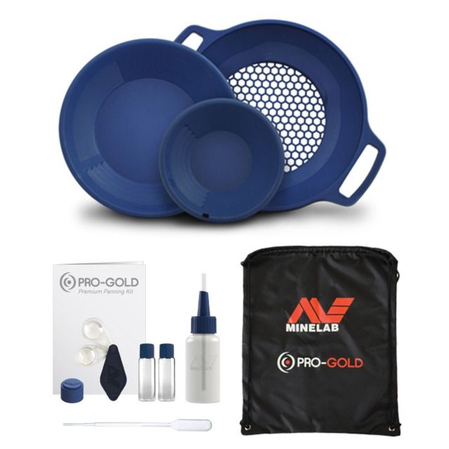 Minelab Pro-Gold Panning Kit Blue / Black