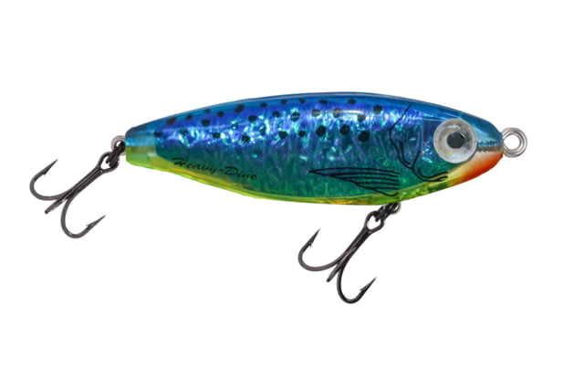 Mirrolure Heavy Dine Pro Series 2 5/8in 7/16 oz Blue Back/Chartreuse Belly/Blue