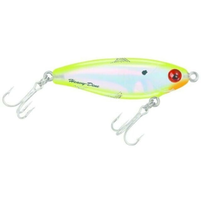 Mirrolure Mirrodine Heavy Xl 3 1/8" 5/8 Oz. Chartreuse Back/White/Silver