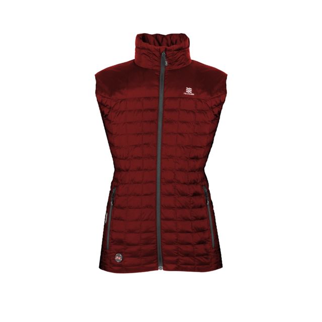Mobile Warming 7.4V Heated Back Country Vest - Womens Burgundy Small