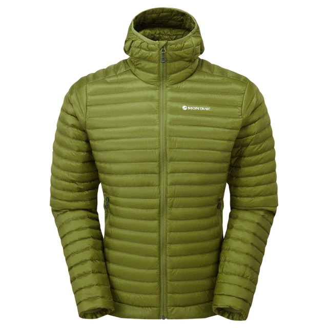 Montane Anti-Freeze Lite Packable Hooded Down Jacket - Mens Medium Alder Green