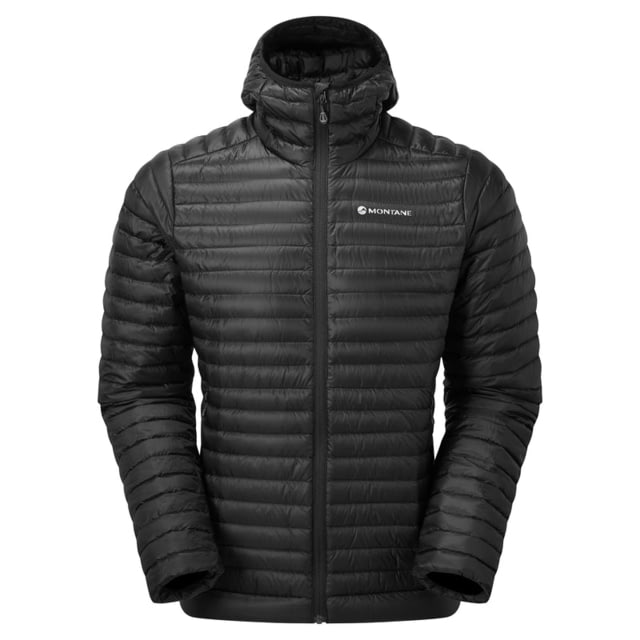 Montane Anti-Freeze Lite Packable Hooded Down Jacket - Mens Medium Black