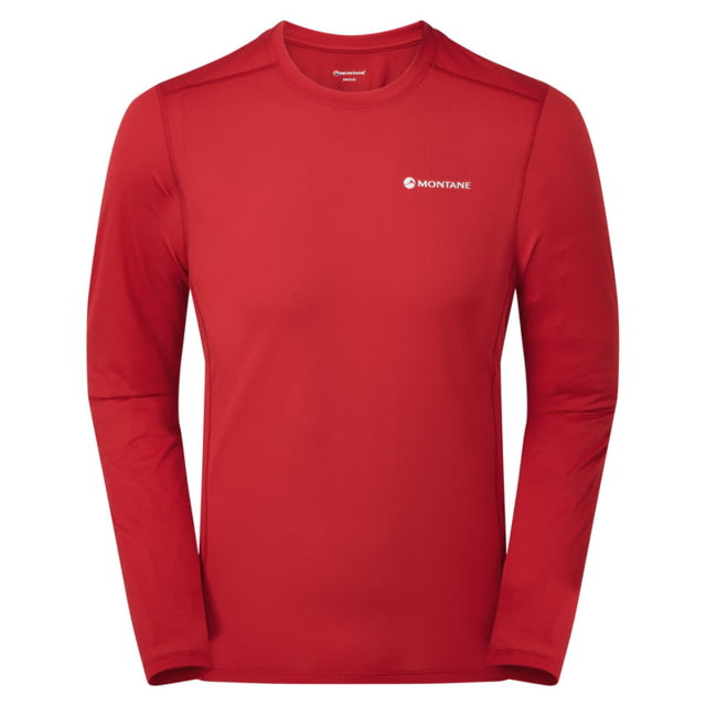 Montane Dart Lite Long Sleeve T-Shirt – Mens Extra Large Acer Red