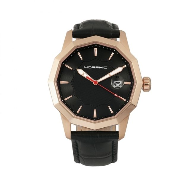 Morphic M56 Series Mens Watch Rose Gold/Black One Size