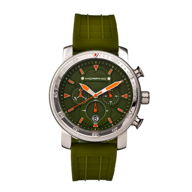 Morphic M90 Series Chronograph Watch w/Date Green One Size