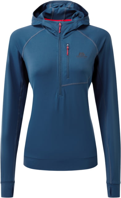 Mountain Equipment Aiguille Hooded Top - Women's Majolica Blue 12 ME-007144 NM-12