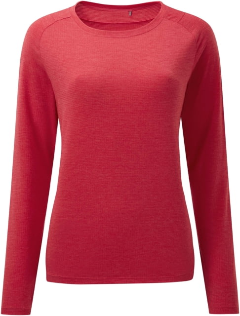 Mountain Equipment Font Long Sleeve Sweater - Womens Capsicum Red L  Red-L