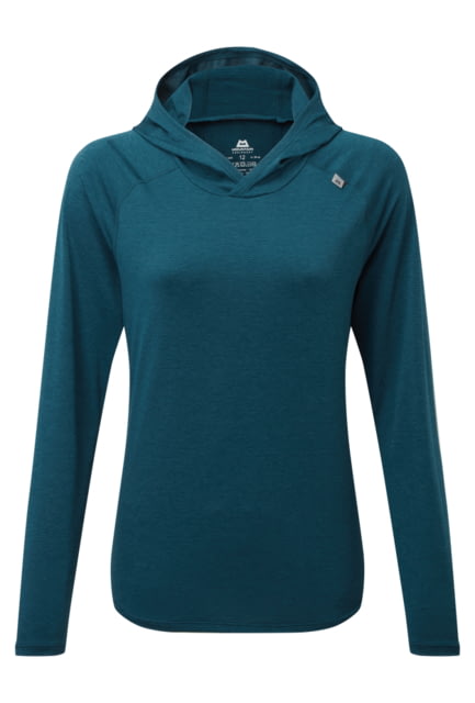 Mountain Equipment Glace Hooded Top - Womens Majolica Blue L  Majolica Blue-L