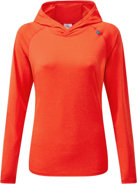 Mountain Equipment Glace Hooded Top - Women's Mandarin Red 10 ME-005993MR10