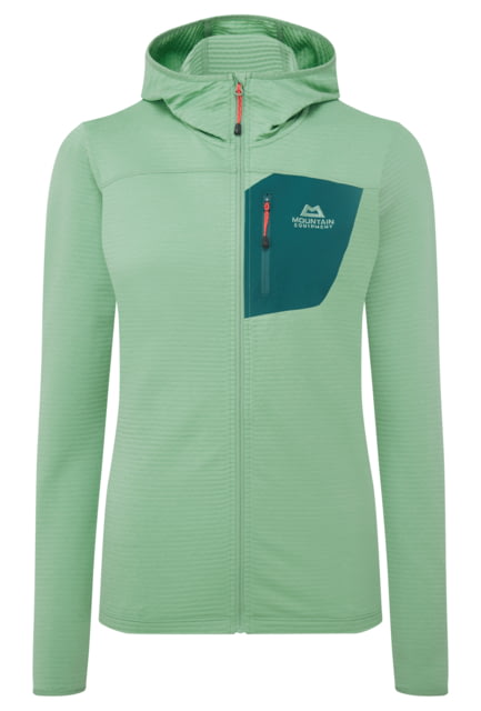 Mountain Equipment Lumiko Hooded Jacket - Women's Lichen Green/D Teal 16