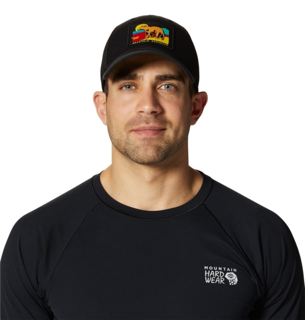 Mountain Hardwear 93 Bear Trucker Hat - Unisex Black One Size