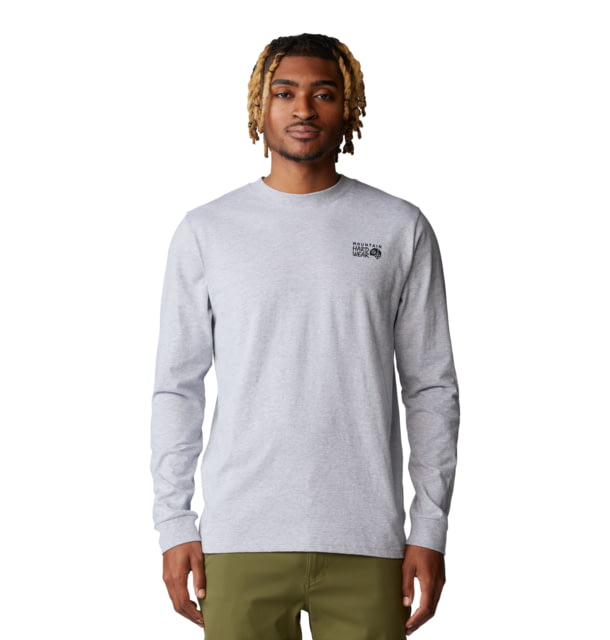 Mountain Hardwear Box Logo Long Sleeve Shirt - Men's Hardwear Grey Heather S 190423060023