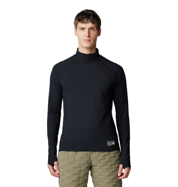 Mountain Hardwear Butter Mock Neck - Men's Black Large