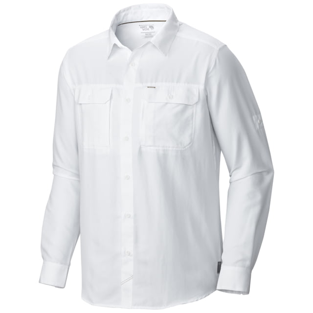 Mountain Hardwear Canyon Long Sleeve Shirt - Men's White Large