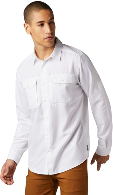 Mountain Hardwear Canyon Long Sleeve Shirt - Men's White Extra Large 1648751100-XL