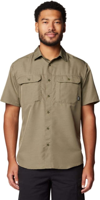 Mountain Hardwear Canyon Short Sleeve - Men's Stone Green S