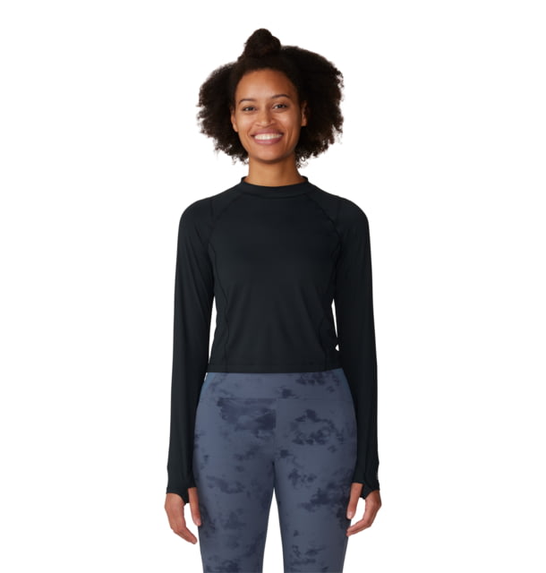 Mountain Hardwear Crater Lake Long Sleeve Crop - Women's 010 XL