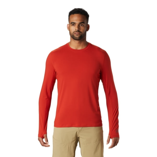 Mountain Hardwear Crater Lake Long Sleeve Top - Men's Desert Red Extra Large