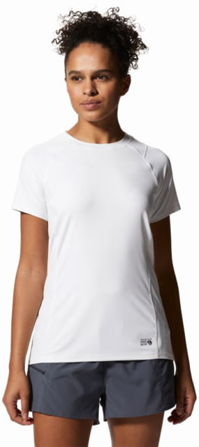 Mountain Hardwear CraterLake Short Sleeve Top - Women's Fogbank Extra Large