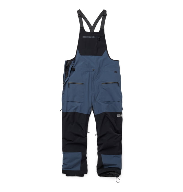 Mountain Hardwear First Tracks Bib - Men's Montauk Blue/Black Large/Regular