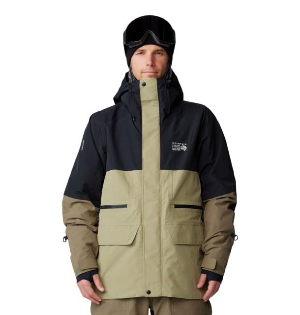 Mountain Hardwear First Tracks Jacket - Men's Mantis Green/Stone Green/Black Large