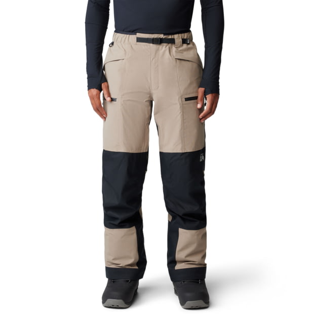Mountain Hardwear First Tracks Pant - Men's Dunes/Black Large/Regular