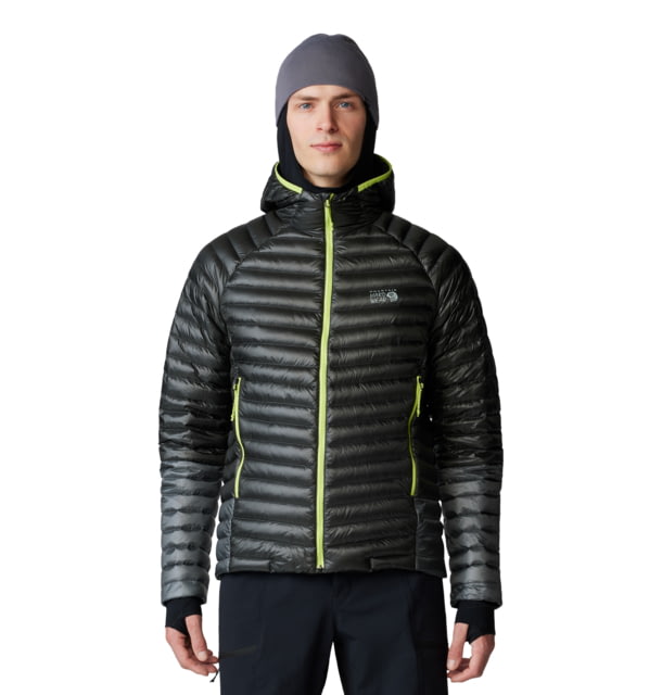 Mountain Hardwear Ghost Whisperer Hoody - Men's Volcanic/Foil Grey Large