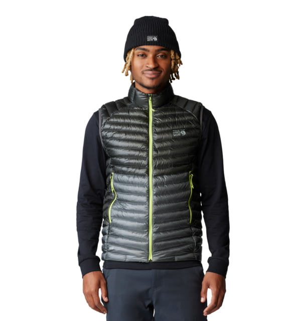 Mountain Hardwear Ghost Whisperer Vest - Men's Volcanic/Foil Large
