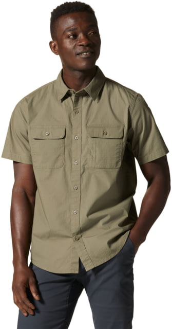 Mountain Hardwear J Tree Short Sleeve Shirt - Men's Stone Green Extra Large
