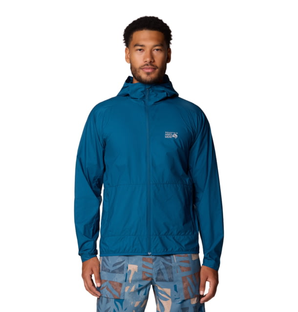 Mountain Hardwear Kor AirShell Hooded Jacket - Men's Dark Caspian XXL 190423061525