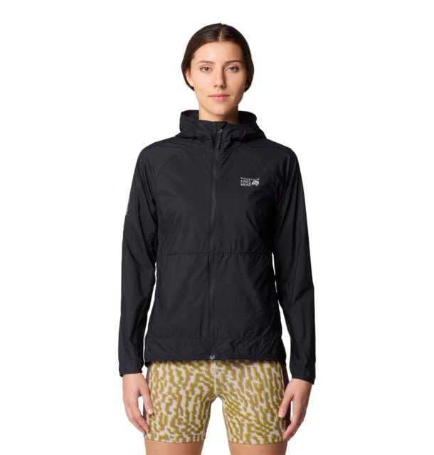 Mountain Hardwear Kor Airshell Hooded Jacket - Women's Black L 190423039784