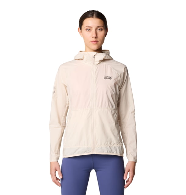 Mountain Hardwear Kor Airshell Hooded Jacket - Women's Talc XL 190423039661