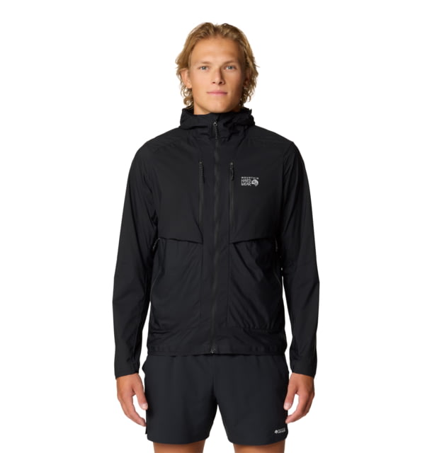Mountain Hardwear Kor AirShell Hybrid Hooded Jacket - Men's Black L 190423029495