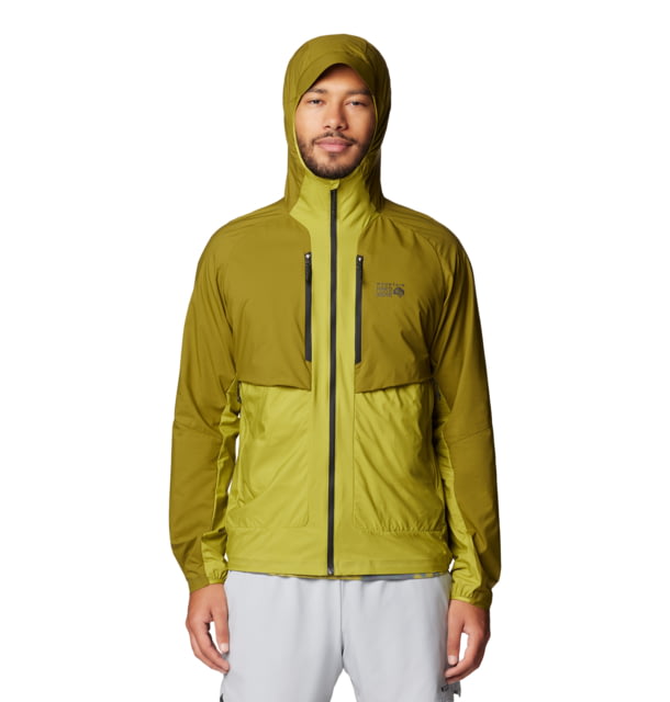 Mountain Hardwear Kor AirShell Hybrid Hooded Jacket - Men's Vetiver Moon Moss M 190423029556