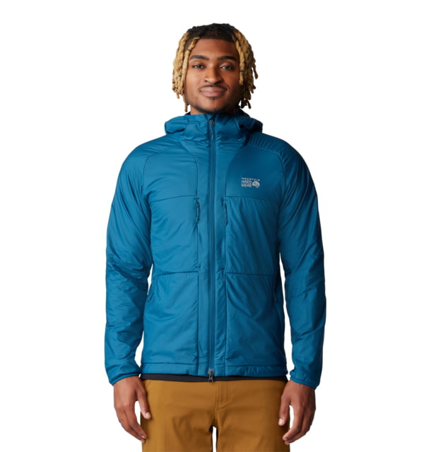 Mountain Hardwear Kor AirShell Warm Hoody - Men's Dark Caspian Large