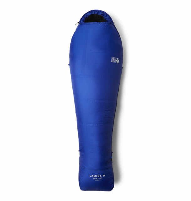 Mountain Hardwear Lamina W30F/-1 Sleeping Bag - Women's Left Hand Clematis Blue Long