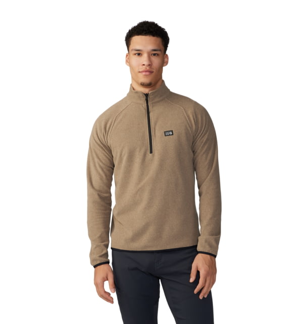 Mountain Hardwear Microchill 1/4 Zip Pullover - Men's Trail Dust Heather Large