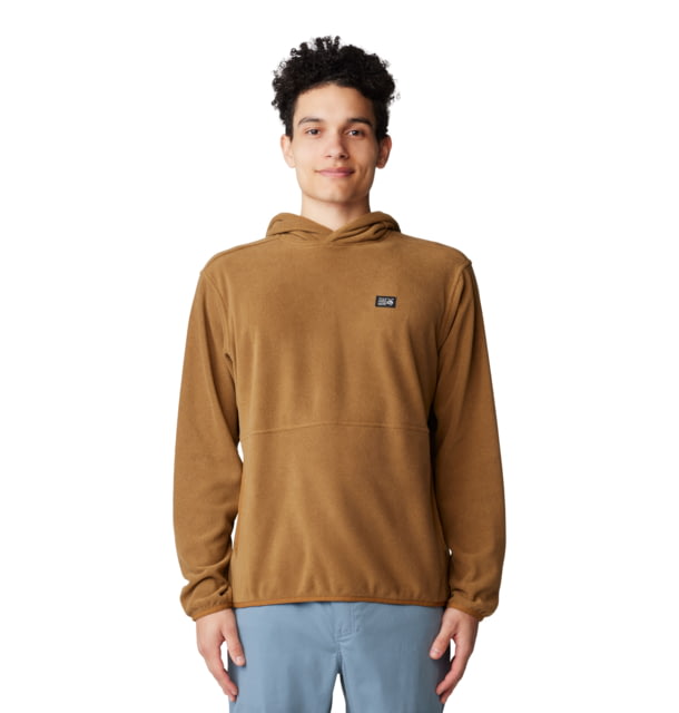 Mountain Hardwear Microchill Hoody - Men's Golden Brown Heather Large
