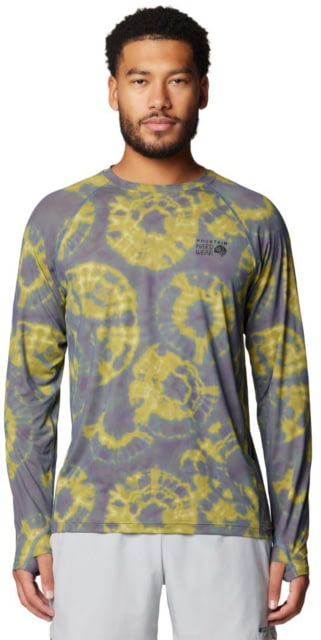 Mountain Hardwear Mountain Hardwear Crater Lake Long Sleeve Top - Men's Adriatic Blue Spore Dye Print L