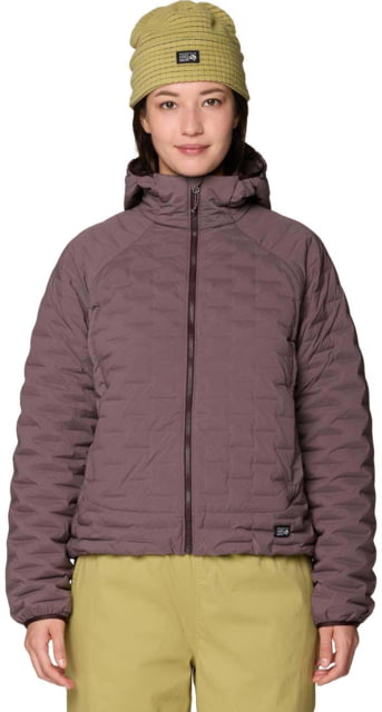 Mountain Hardwear StretchDown Light Hooded Jacket - Women's Purple Sage M