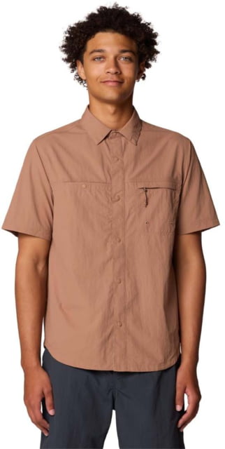 Mountain Hardwear Mountain Hardwear Stryder Short Sleeve Shirt - Men's New Clay XL