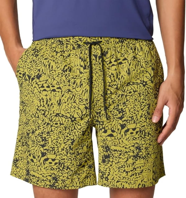 Mountain Hardwear Mountain Hardwear Stryder Shorts - Men's Moon Moss Forager Print Lx7