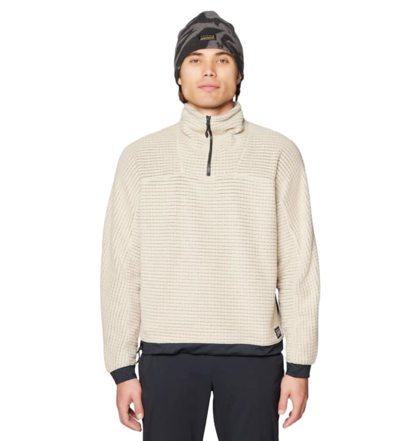 Mountain Hardwear Mountain Hardwear Summit Grid Big Grid Half Zip Top - Men's Fossil XXL - $129.00 at CampSaver.com