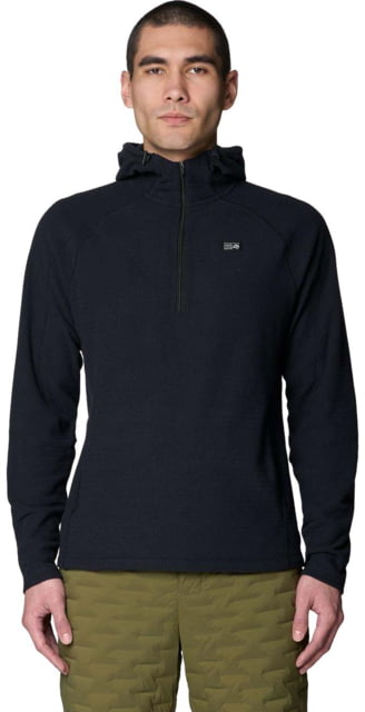 Mountain Hardwear Summit Grid Zip Hoody - Men's Black M