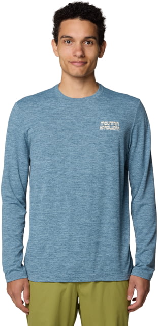 Mountain Hardwear Mountain Hardwear Sunblocker Long Sleeve Shirt - Men's Adriatic Blue Heather L