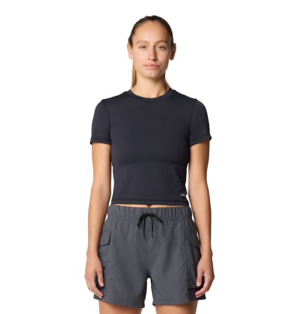 Mountain Hardwear Peak Knit Short Sleeve Shirt - Women's Black M 190423054411