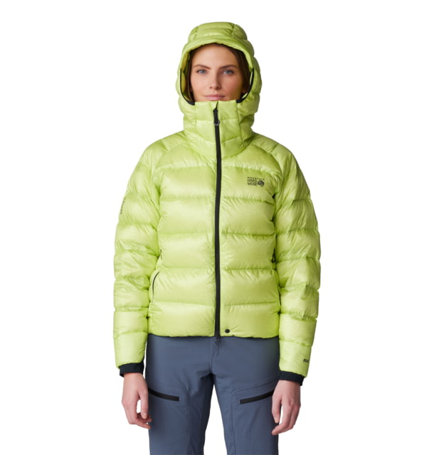 Mountain Hardwear Mountain Hardwear Phantom Alpine Down Hooded Jacket - Women's Citron Glow L