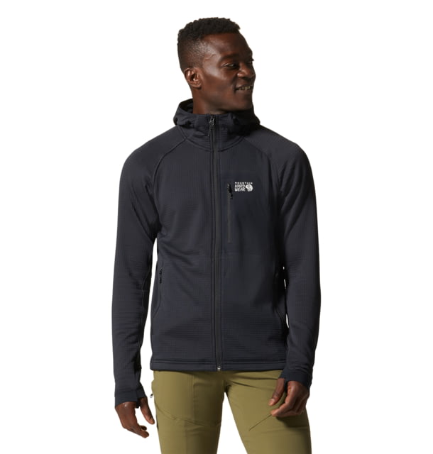 Mountain Hardwear Polartec Power Grid Full Zip Hoody - Men's 010 XL
