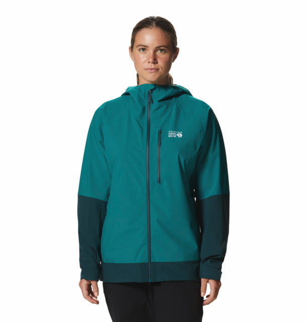 Mountain Hardwear Stretch Ozonic Jacket - Women's Botanic Dark Marsh Large  Dark Marsh-L